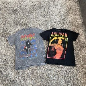 Two fashionnova graphic tees